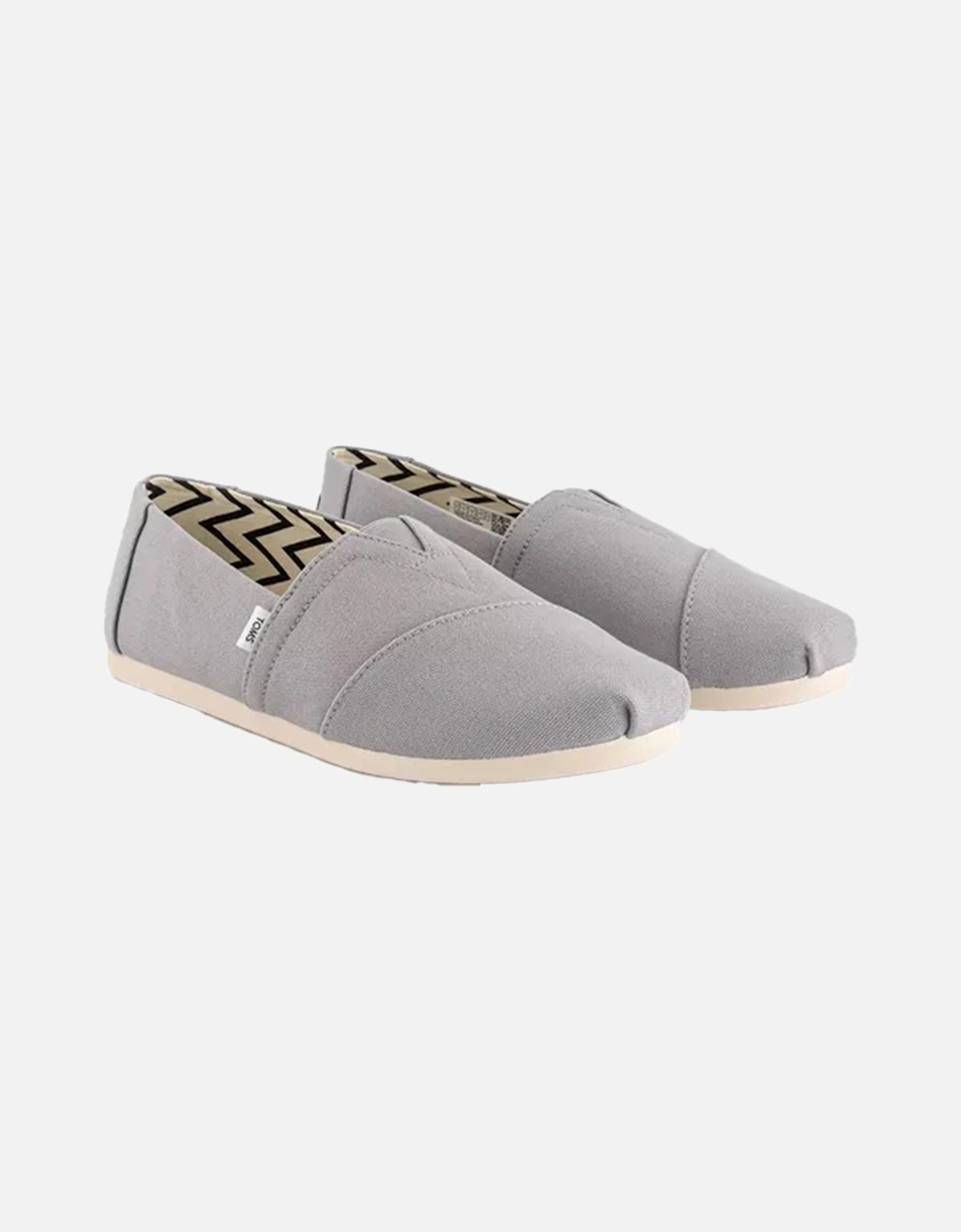 Mens Alpagarta Core Canvas Slip Ons (Grey)