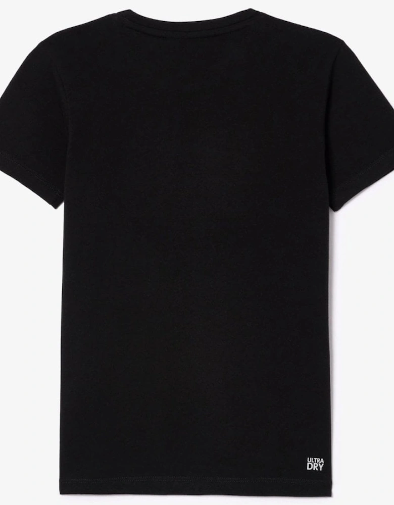 Boy's Black Crew Neck T-shirt