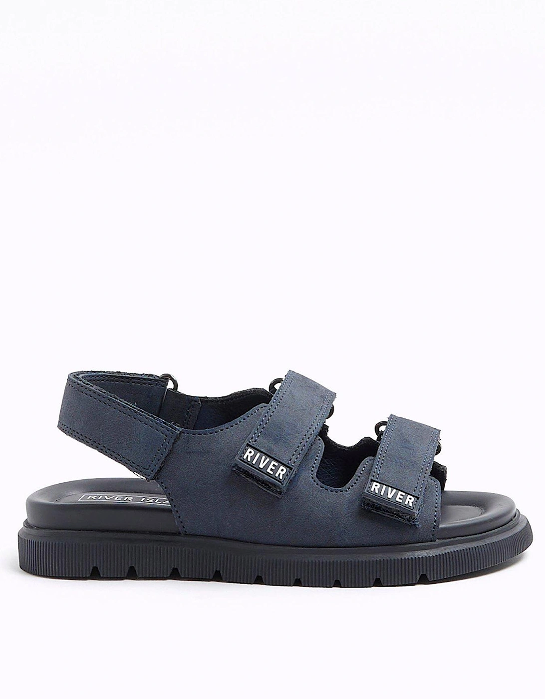 Boys Double Strap Sandals - Navy, 6 of 5