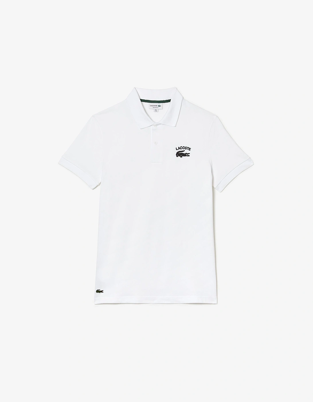 Mens Branded Stretch Cotton Polo Shirt - Regular Fit Branded Stretch Cotton Polo Shirt, 3 of 2