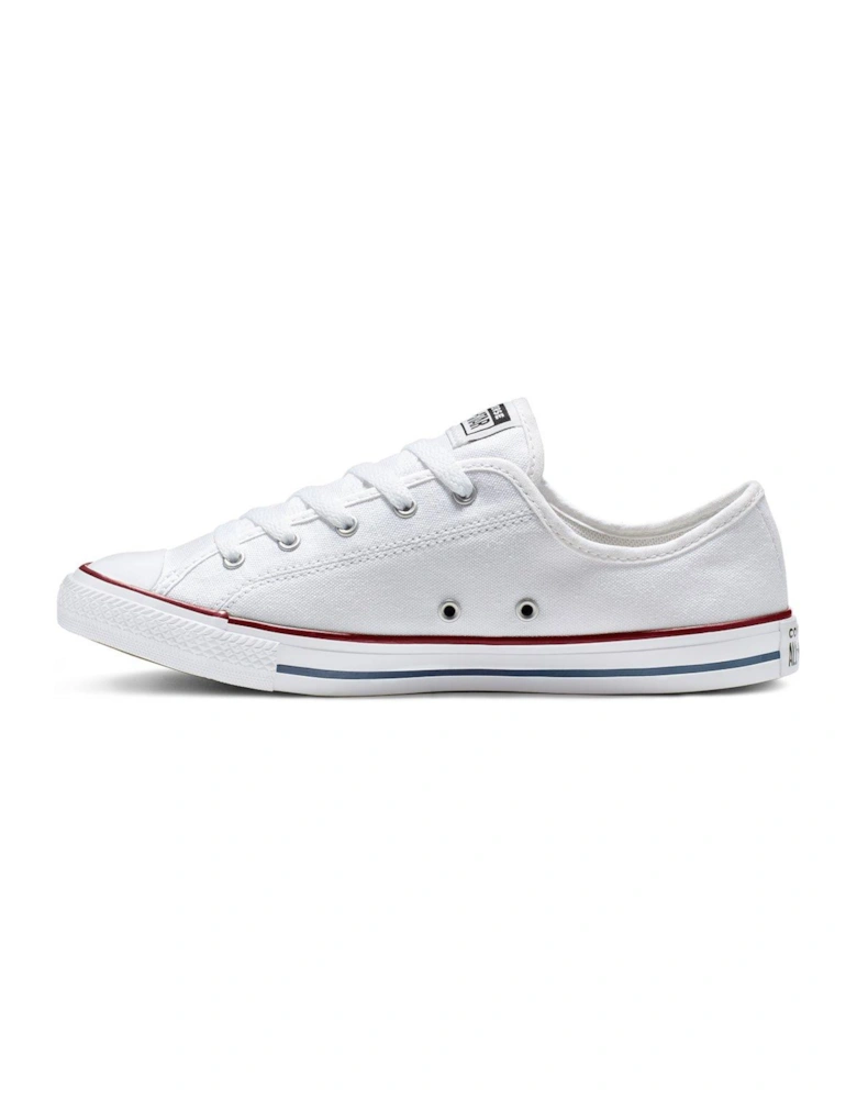 Womens Dainty Ox Trainers - White Multi