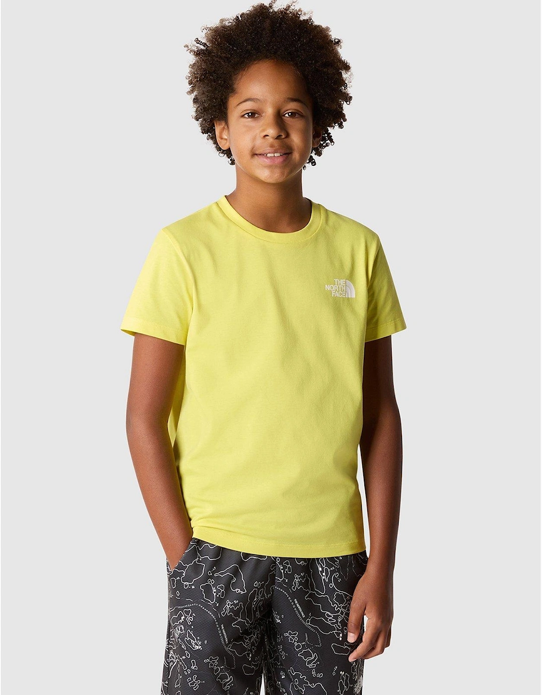 Juniors Short Sleeve Simple Dome Tee - Yellow, 4 of 3