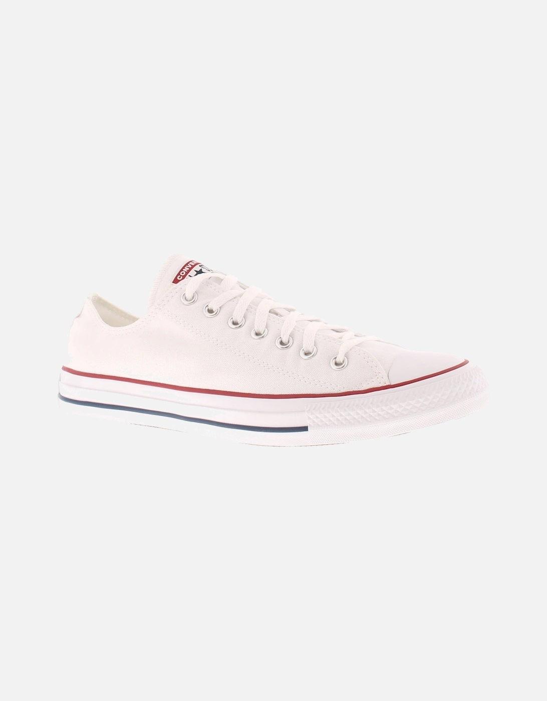 Converse Womens Canvas Pumps Plimsolls All Star Canvas ox Lace Up white UK Size, 6 of 5