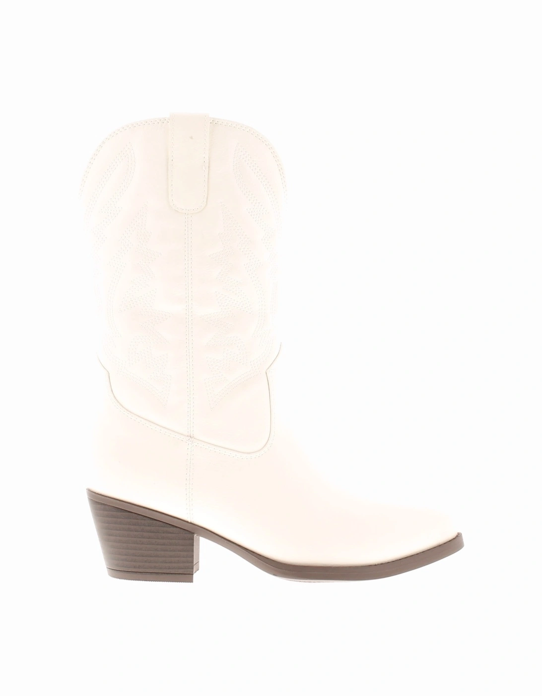 Womens Cowboy Boots Ranch white UK Size