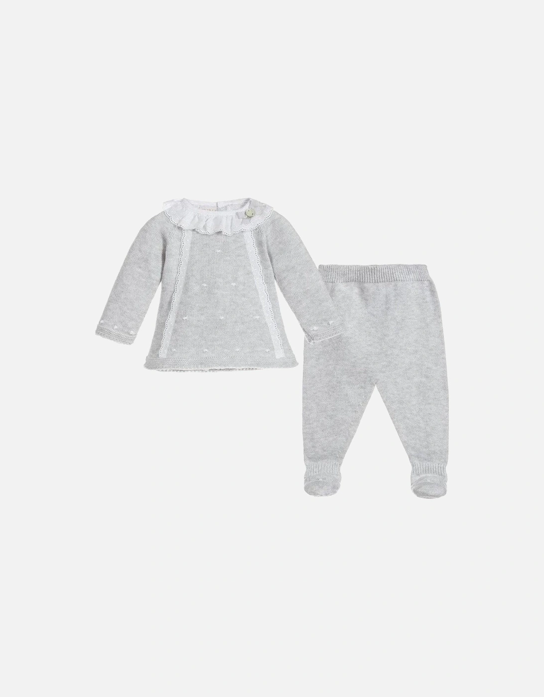 Girls 'Perla' Two Piece Knitted Set, 3 of 2