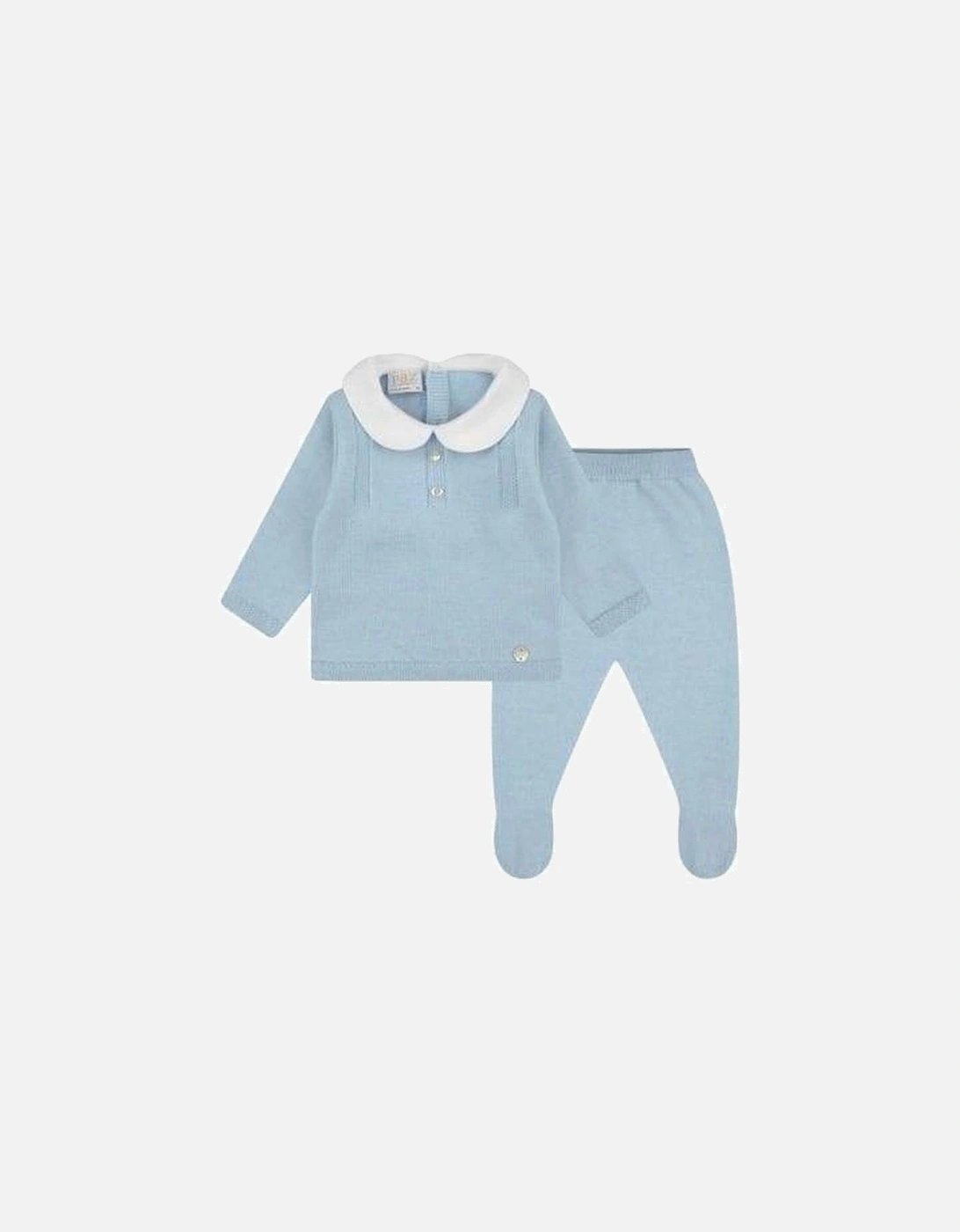 Baby Boys Blue Two Piece Set, 2 of 1