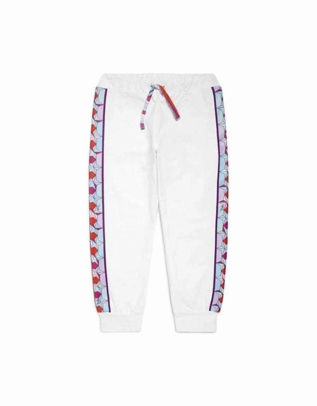 Girls White Tracksuit Bottoms, 3 of 2