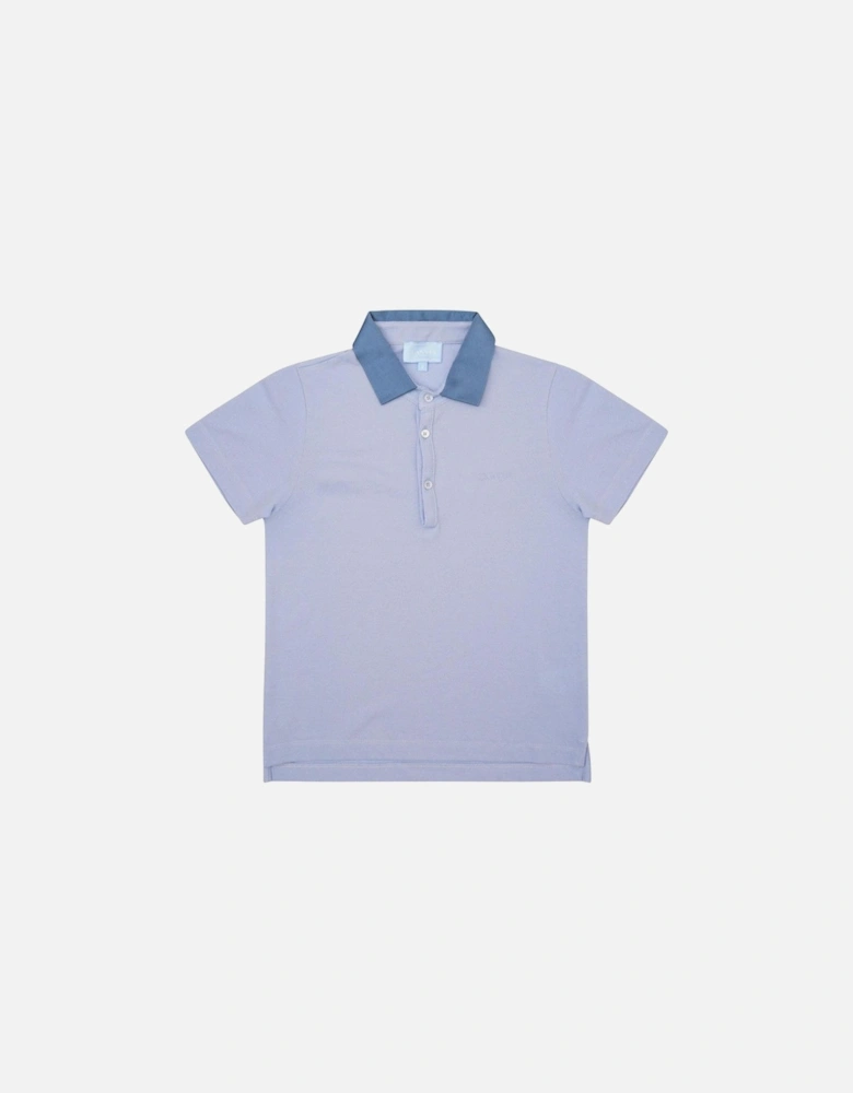 Boys Pale Blue Polo Shirt