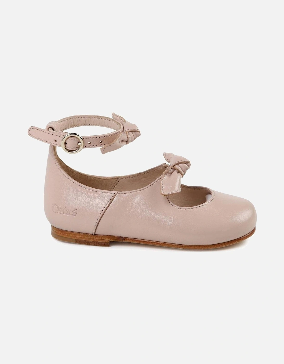 Girls Pale Pink Sandals, 2 of 1