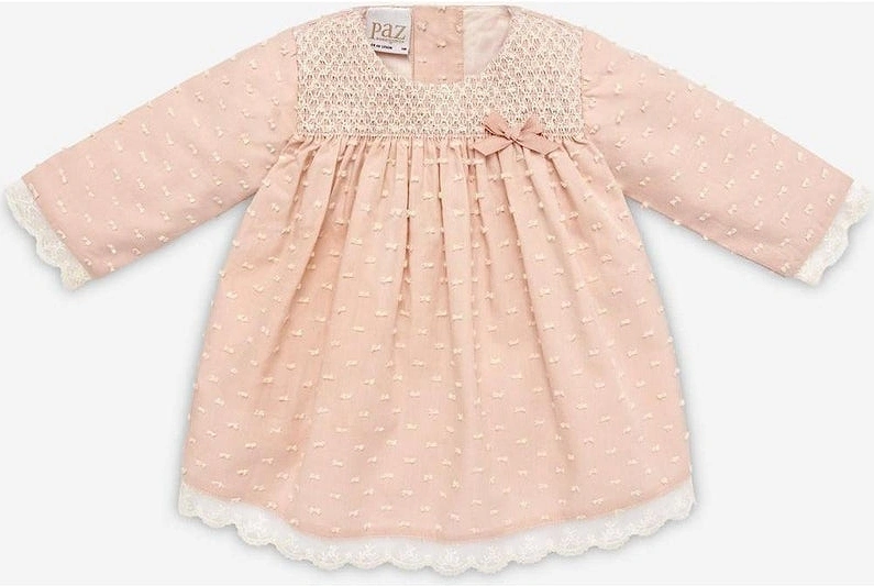 Baby Girls Mist Pink 'Aurora' Dress, 3 of 2