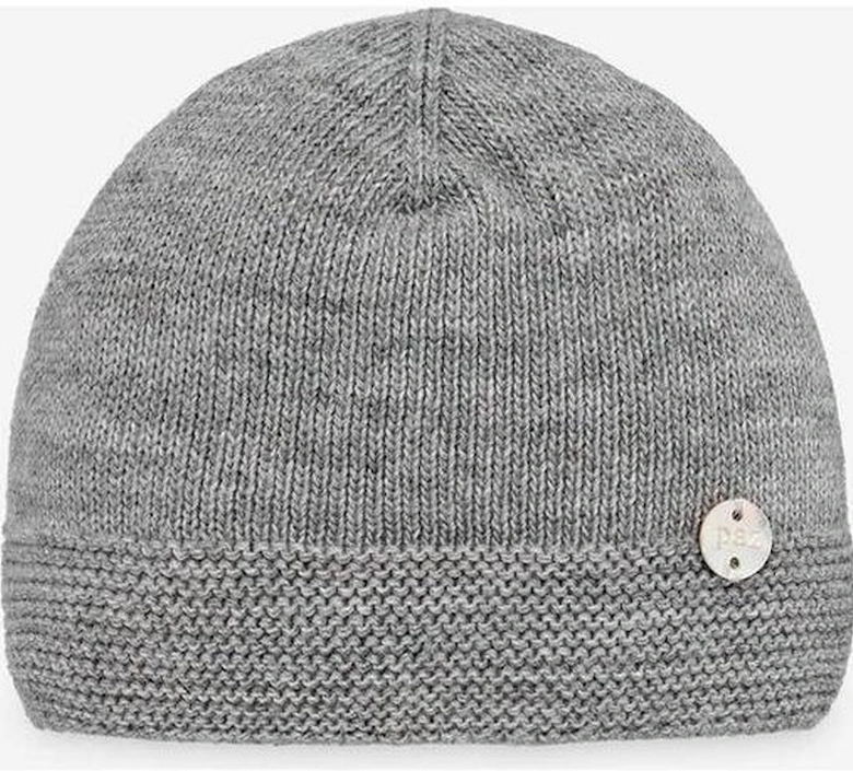 Grey 'Saturno' Knit Hat