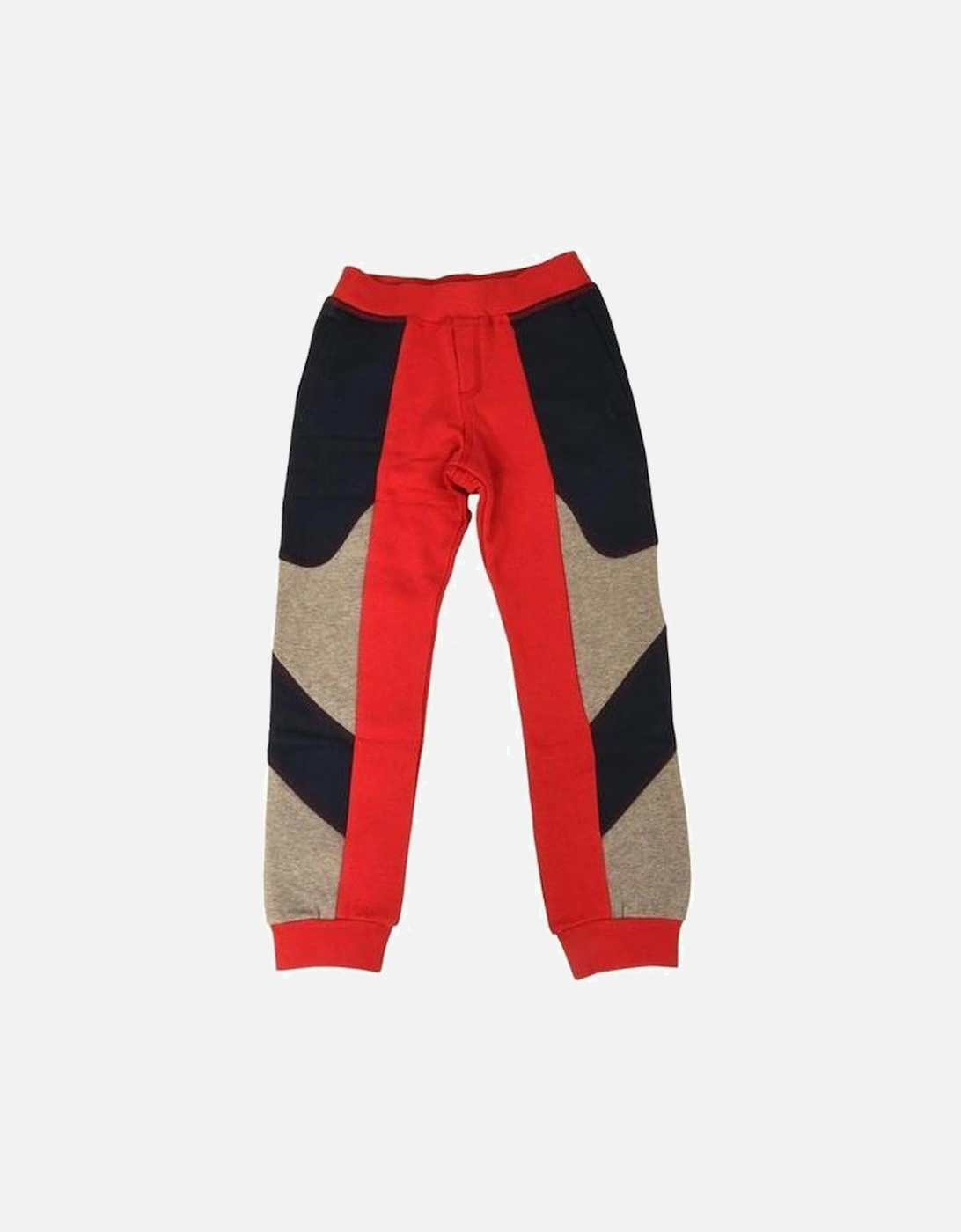 Boys Red/ Navy Joggers, 3 of 2