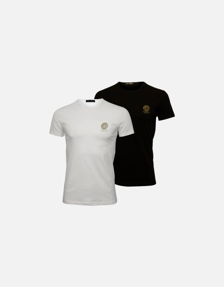 2-Pack Medusa T-Shirts, Black/White