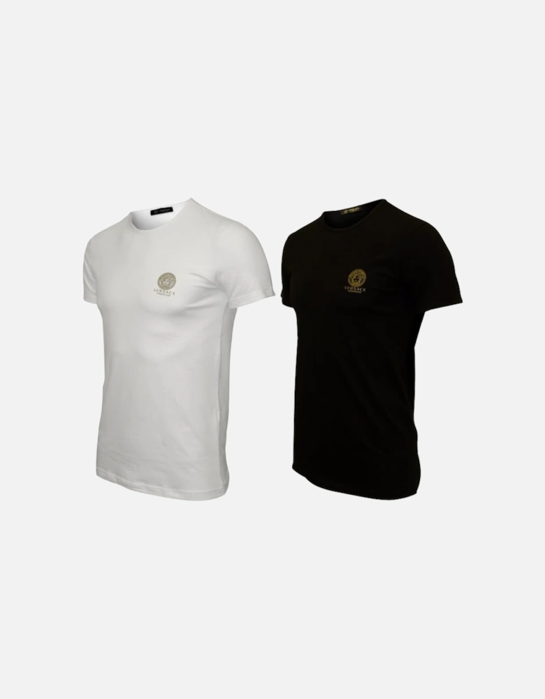 2-Pack Medusa T-Shirts, Black/White