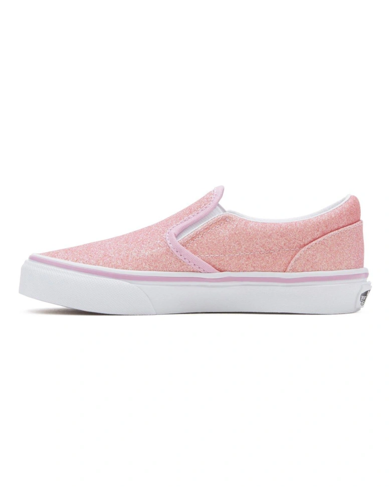 Kids Girls Classic Slip-On Trainers - Pink