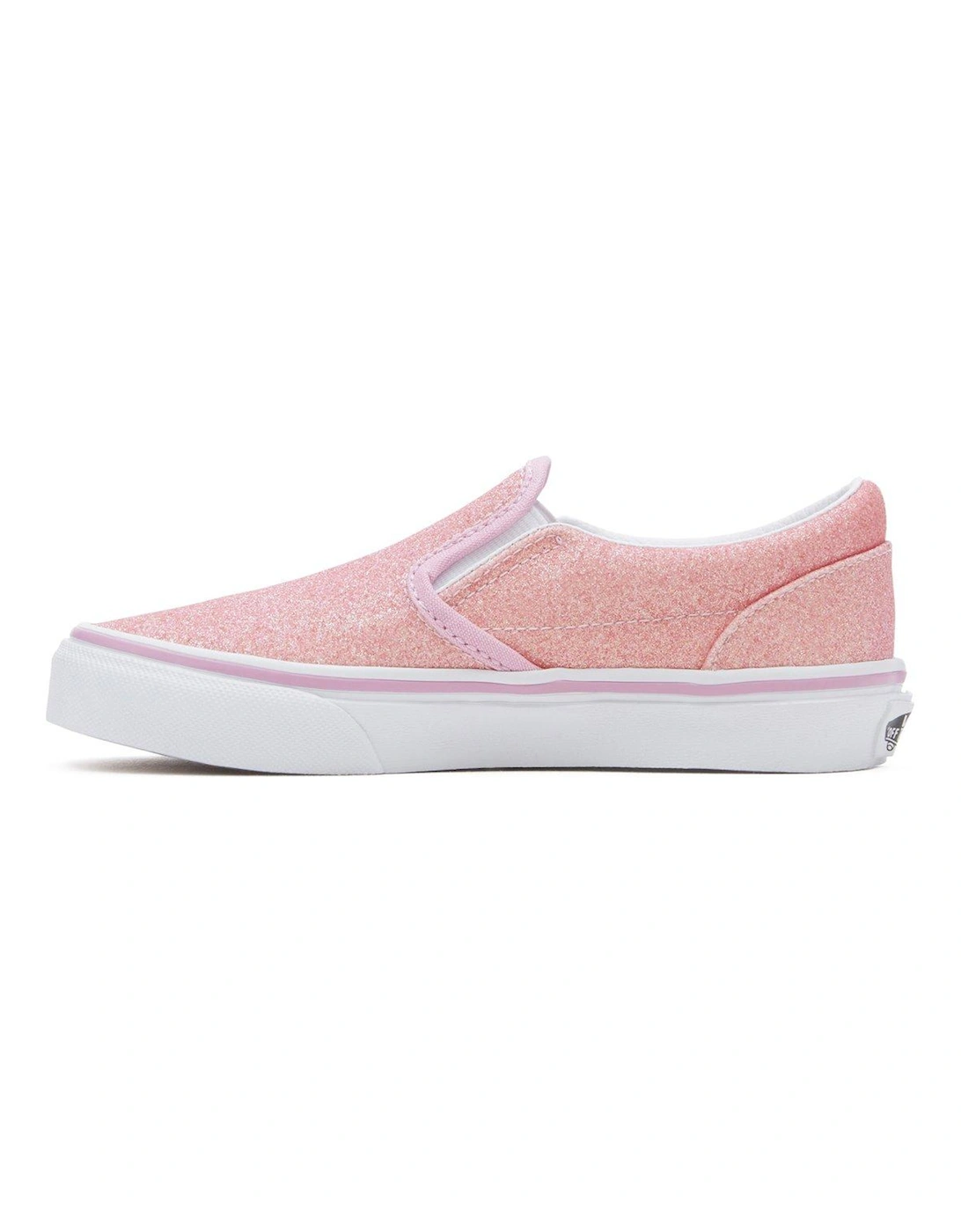 Kids Girls Classic Slip-On Trainers - Pink