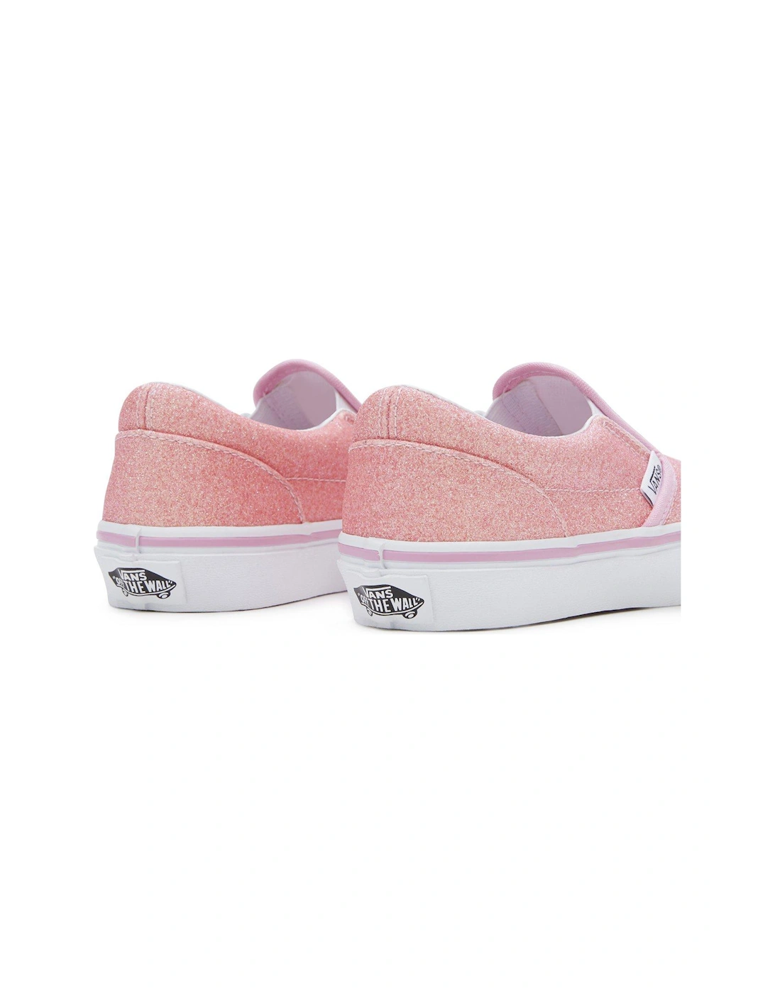 Kids Girls Classic Slip-On Trainers - Pink