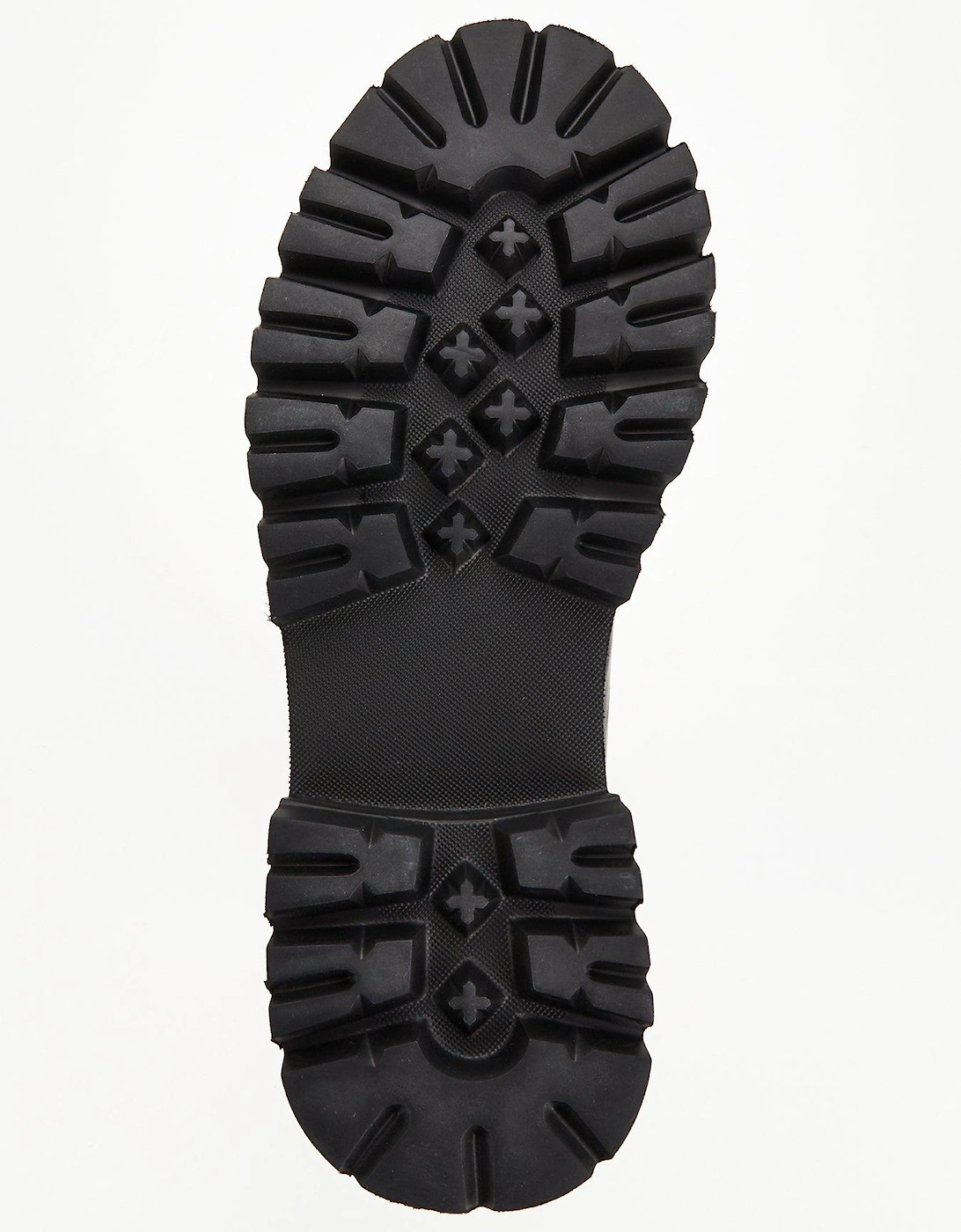 Gennia Platform Metallic Trim Loafers - Black