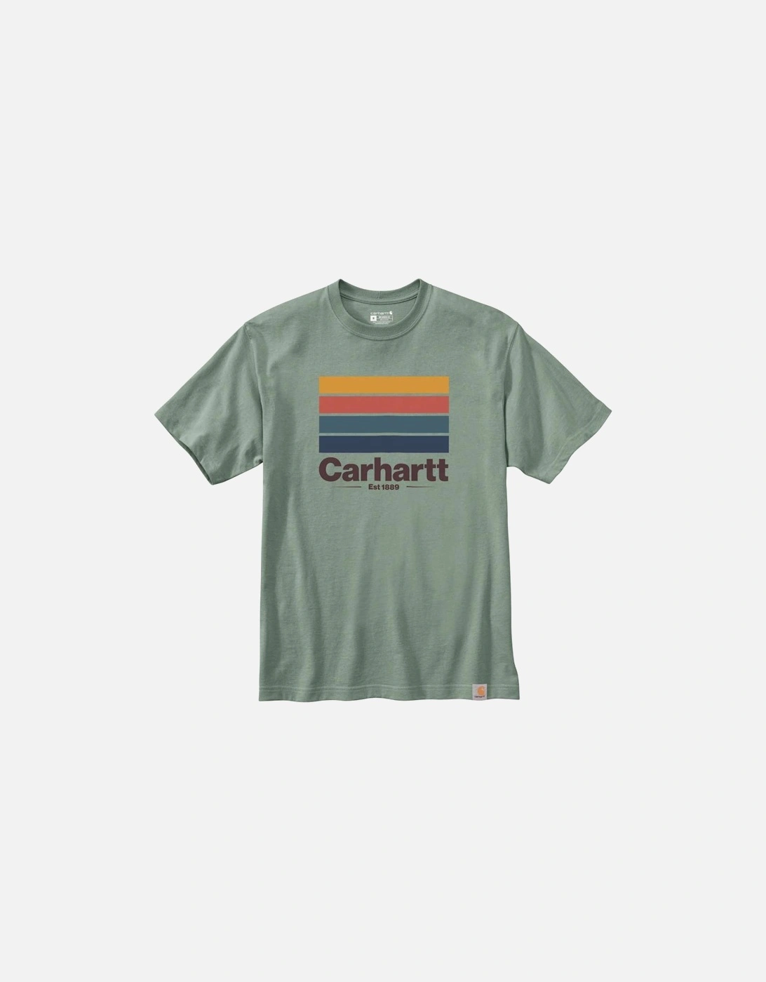 Carhartt Mens Line Graphic Short Sleeve T Shirt, 2 of 1