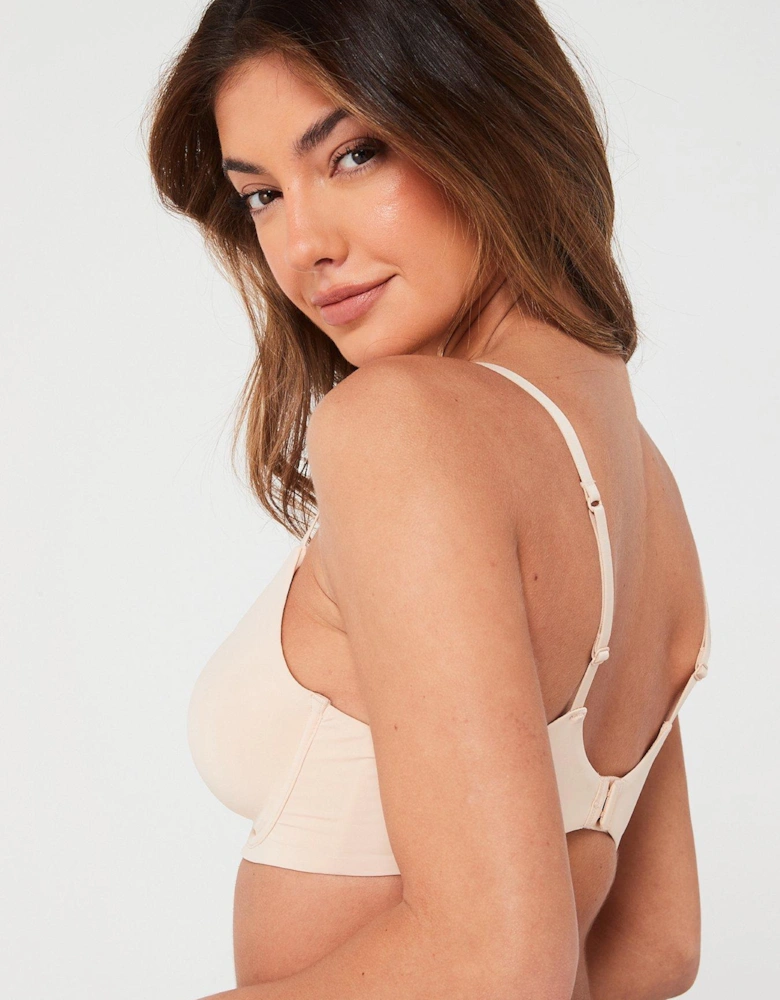 Vesta Non Pad Wire Bra - Beige