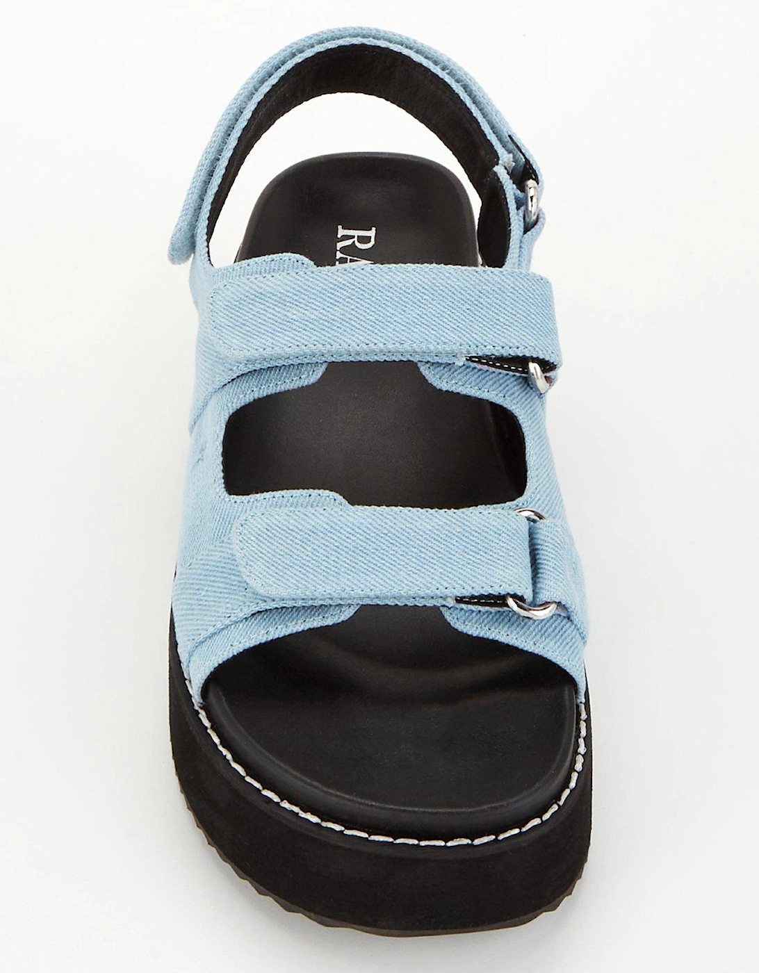 Akilina Platform Multi Strap Sandals - Blue 