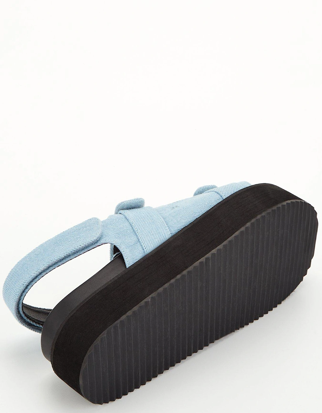Akilina Platform Multi Strap Sandals - Blue 