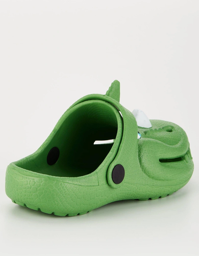 Kids Dinosaur Clog - Green