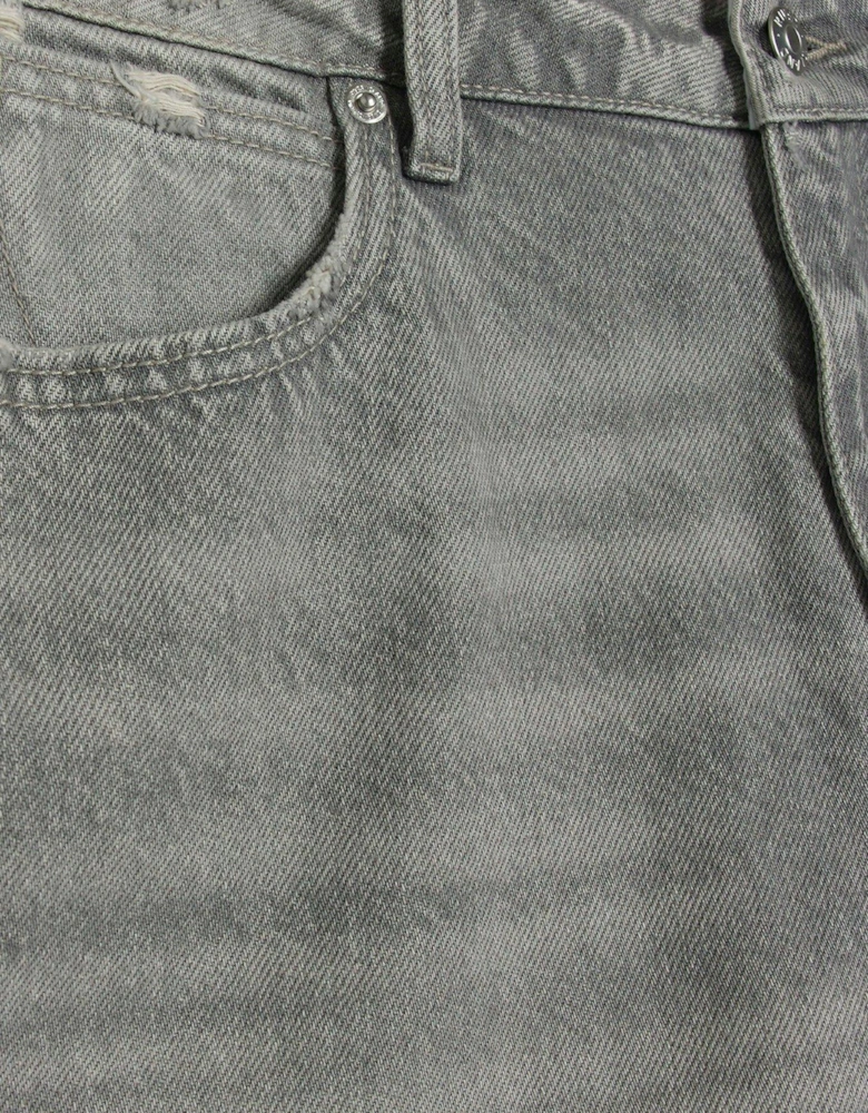 Denim Shorts - Light Grey