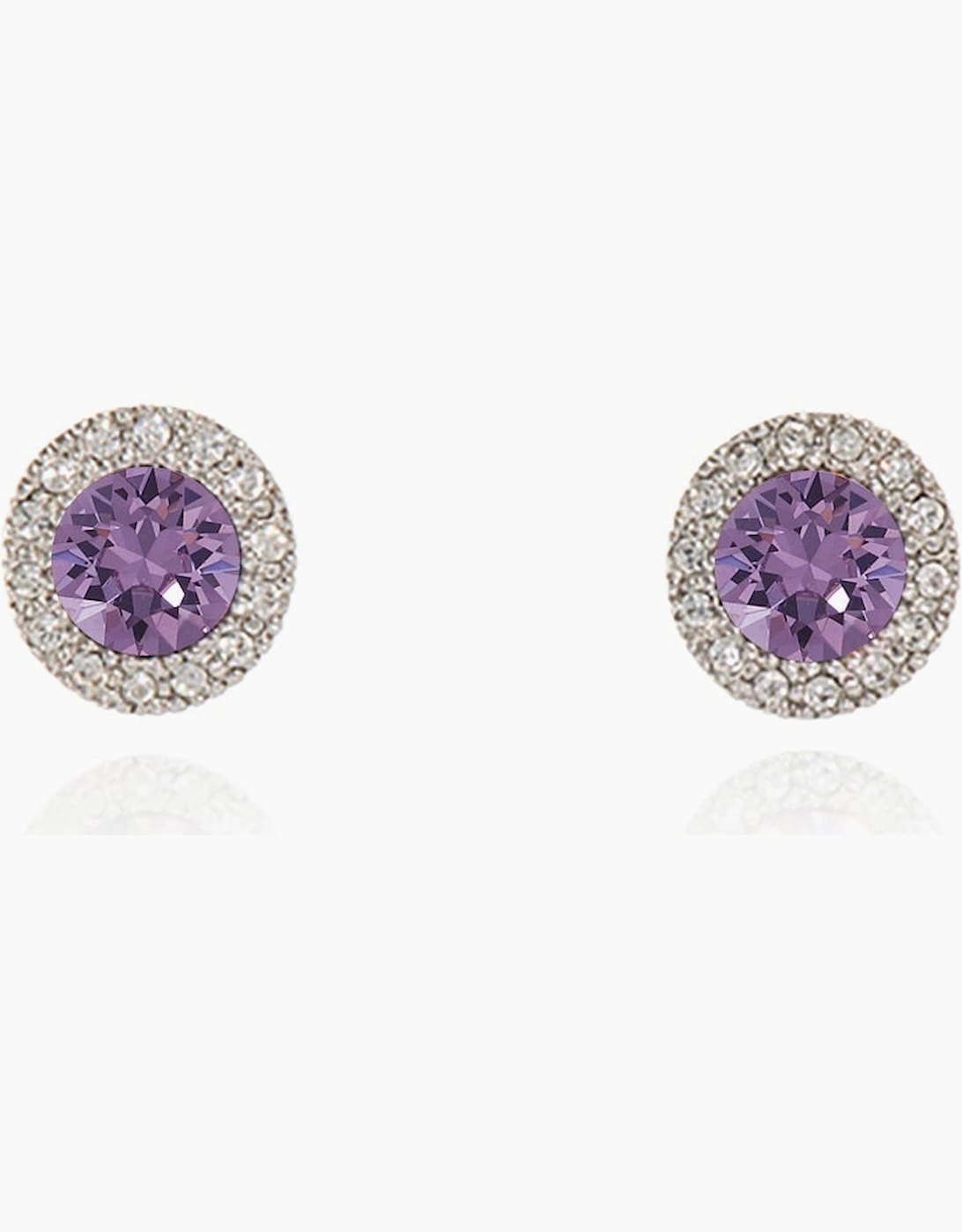 Cachet London Women's Silver/Silver Chikle Tanzanite Earrings Small