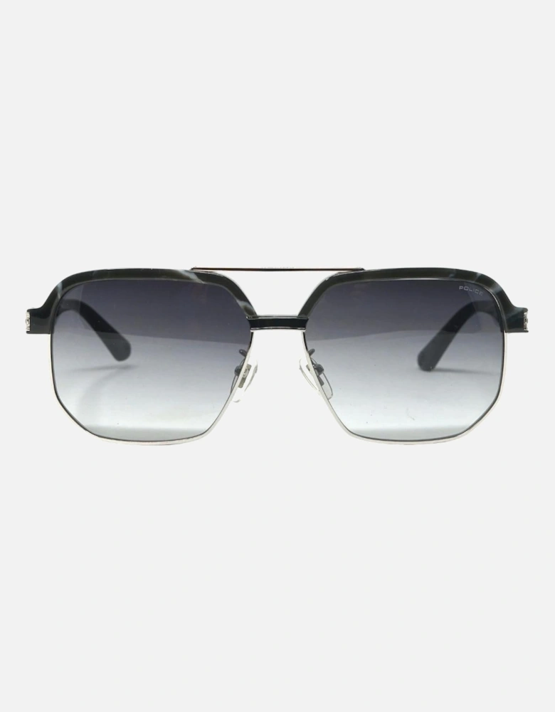 SPLF11M 583Y Black Marble Sunglasses