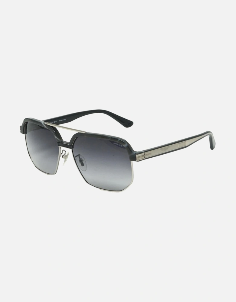 SPLF11M 583Y Black Marble Sunglasses