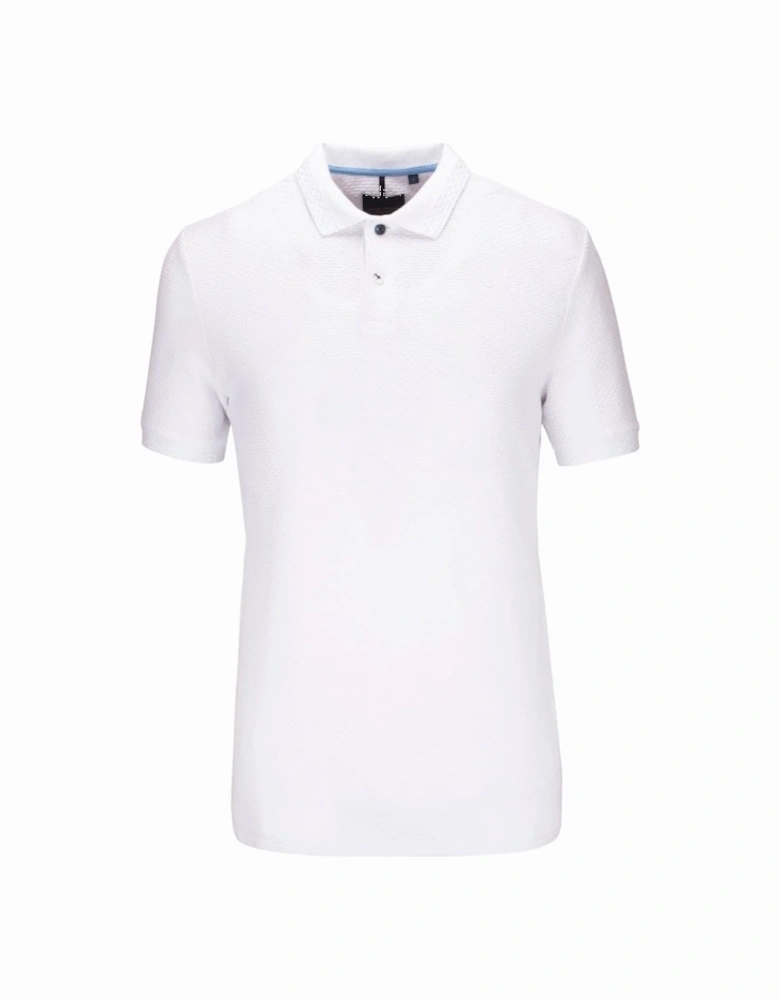 Combed Cotton Polo T Shirt White