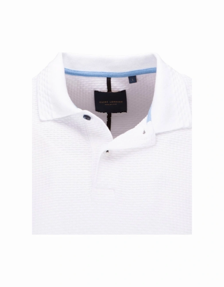 Combed Cotton Polo T Shirt White