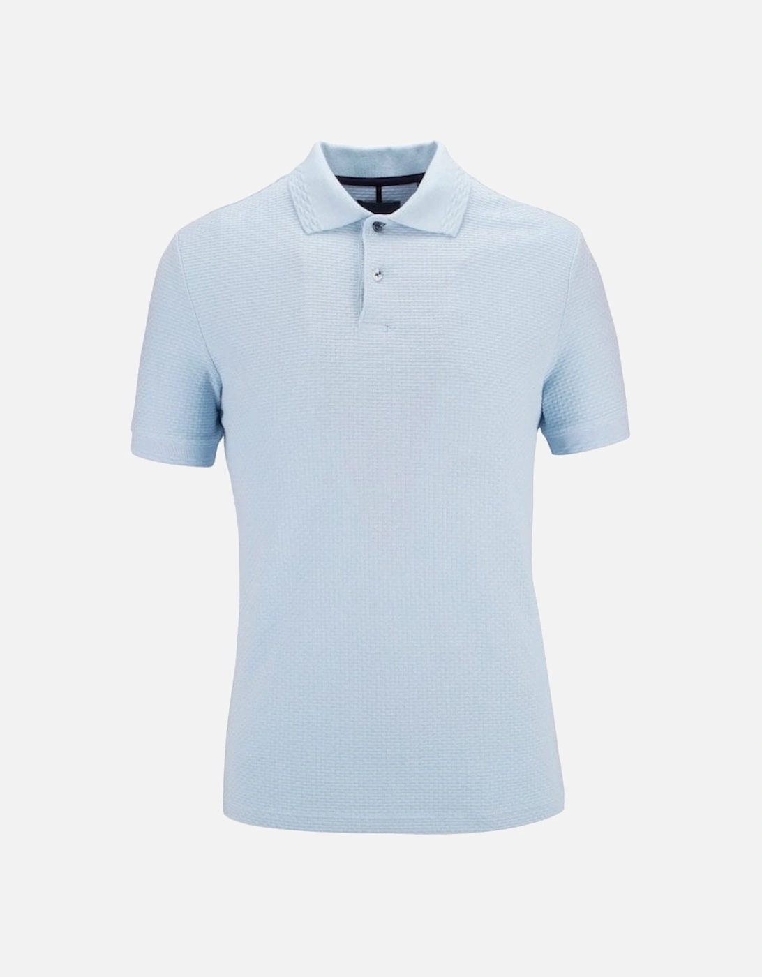 Combed Cotton Polo T Shirt Sky, 3 of 2