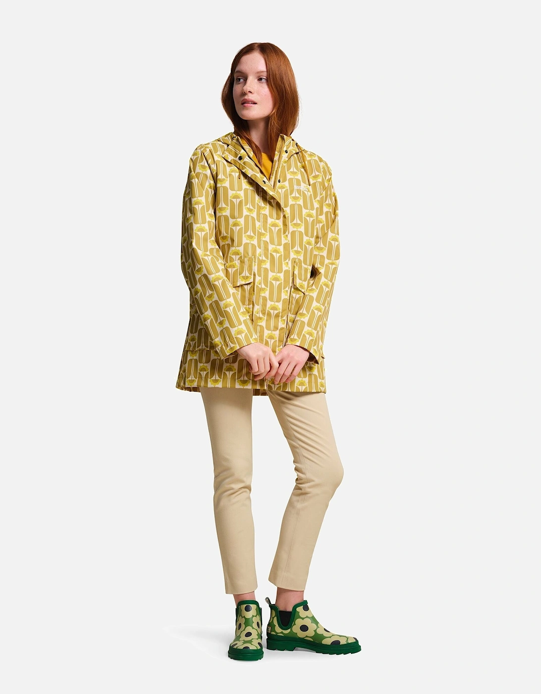 Womens Orla Kiely Swing Waterproof Jackets, 2 of 1