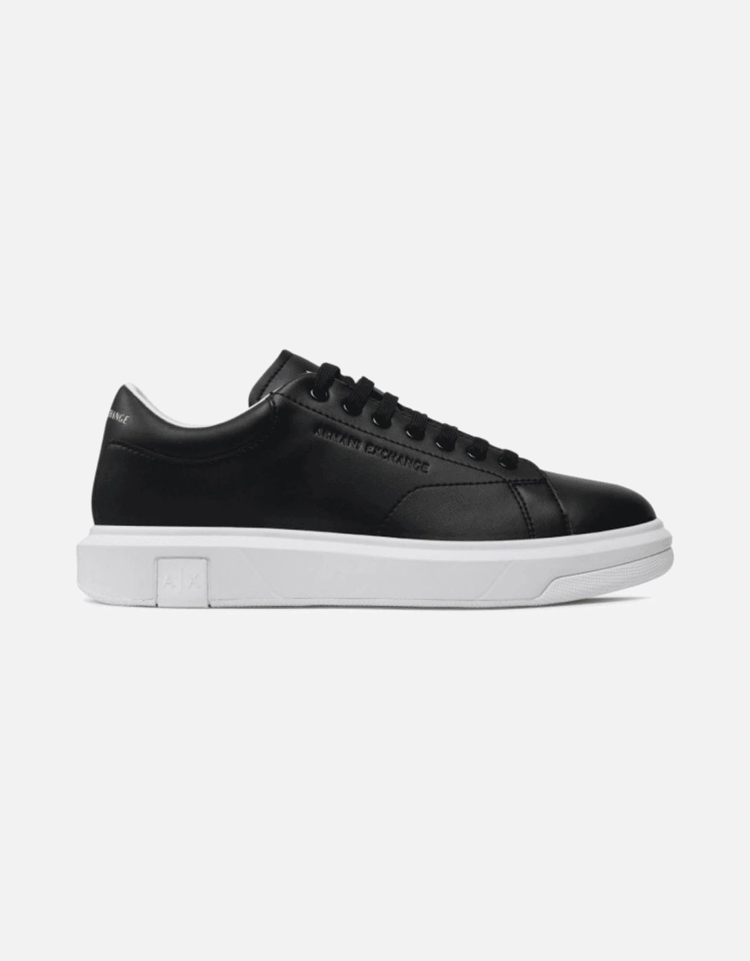Action Leather Black/White Sneaker Trainer, 5 of 4
