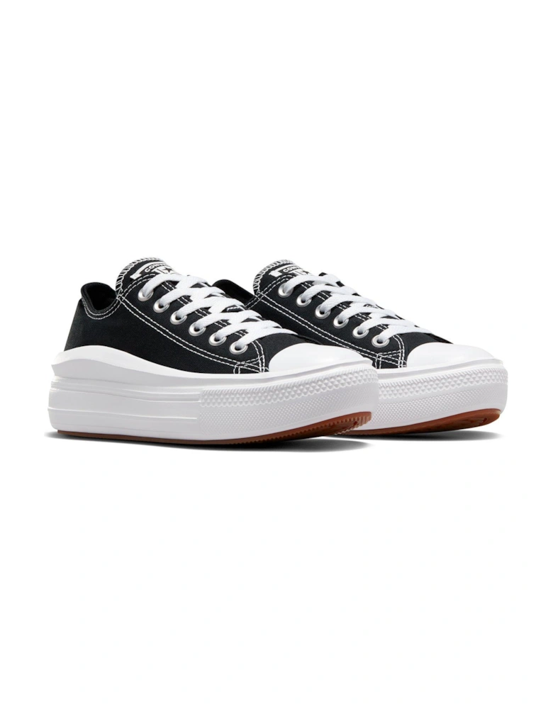 Womens Move Ox Trainers - Black/White