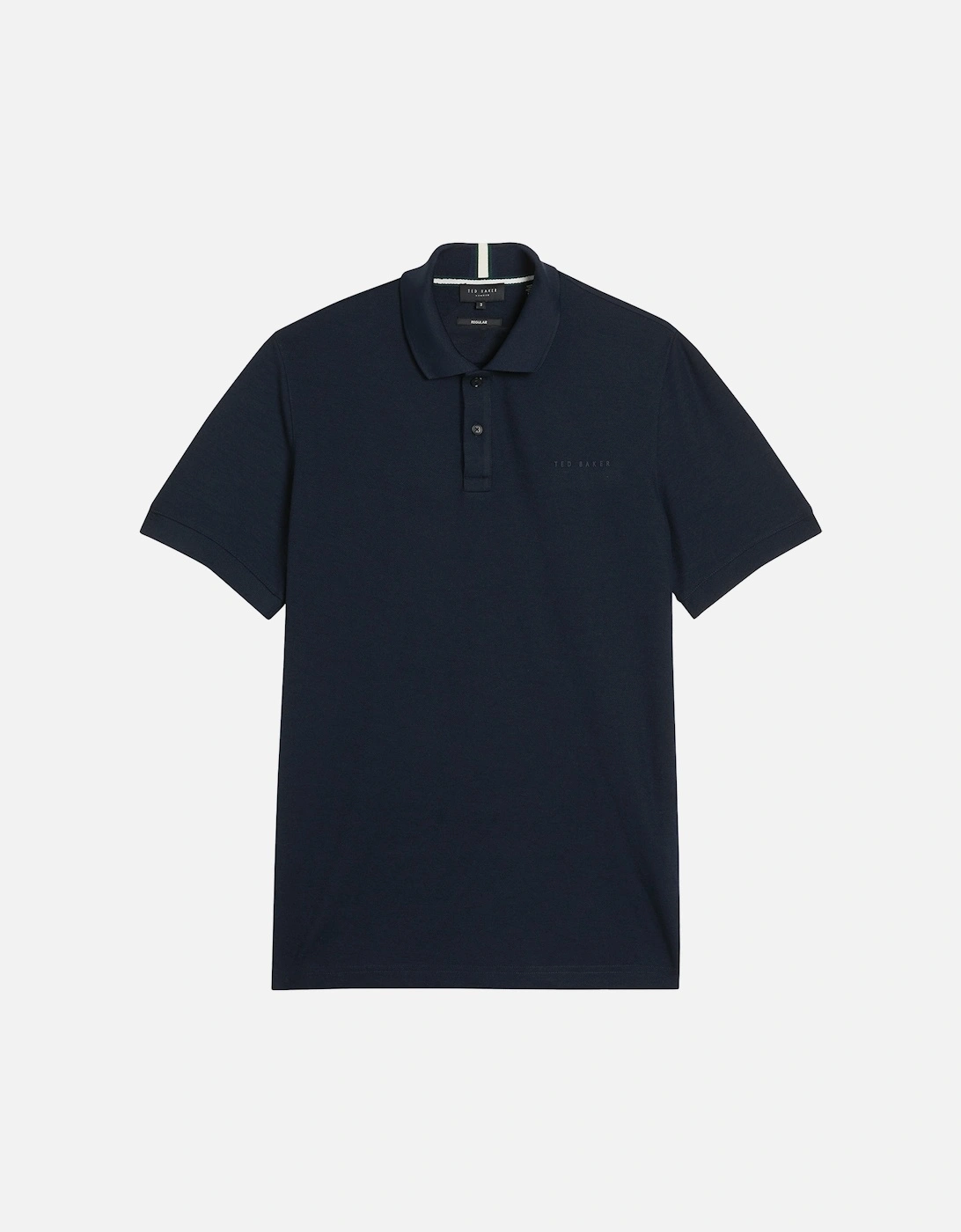 Mens Karty S/S Branded Polo Shirt (Navy), 7 of 6