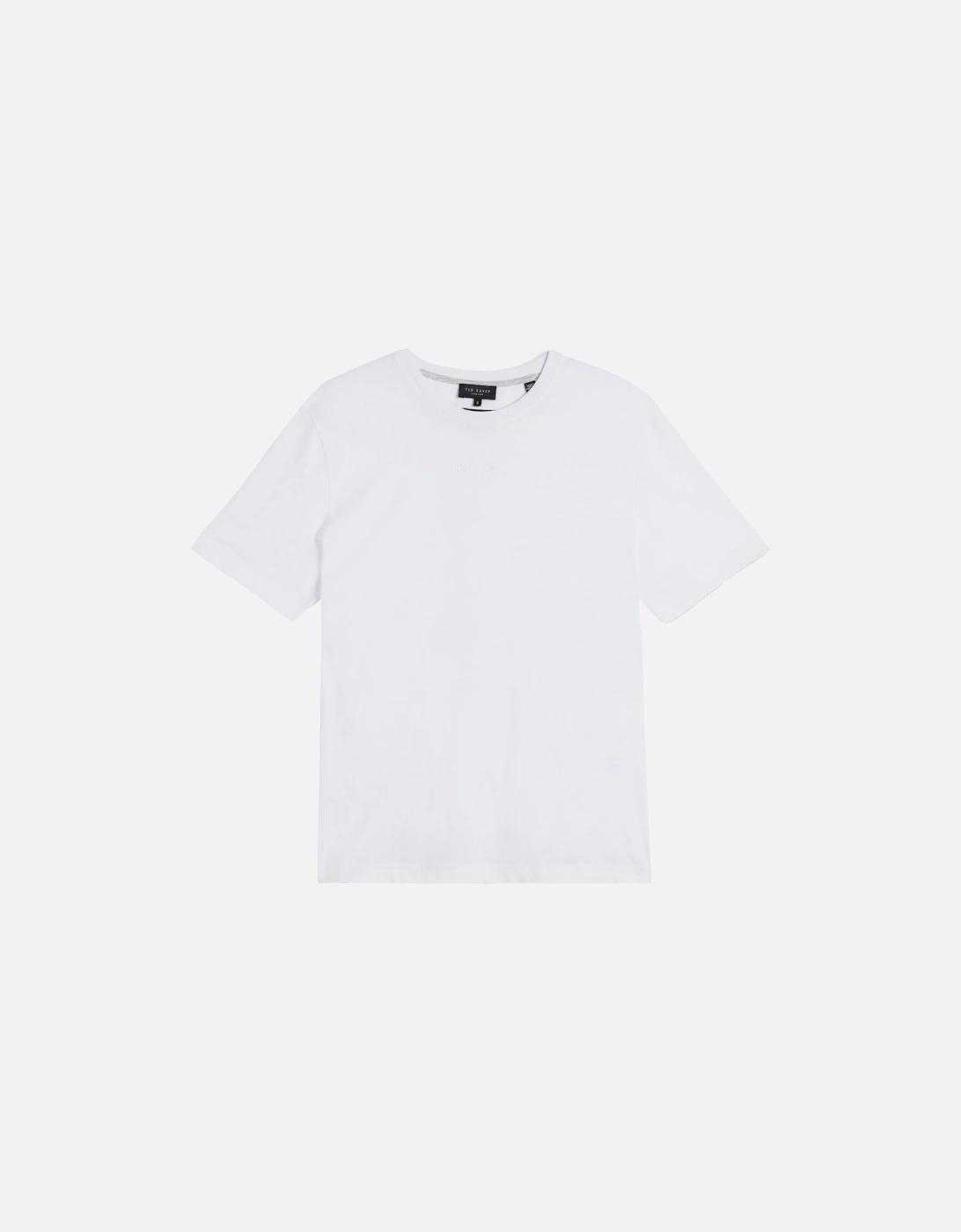 Mens Wilkin S/S Branded T-Shirt (White), 7 of 6