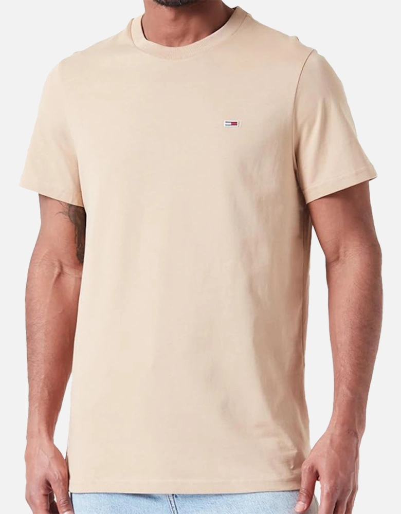 Mens Classic Jersey T-Shirt (Beige)