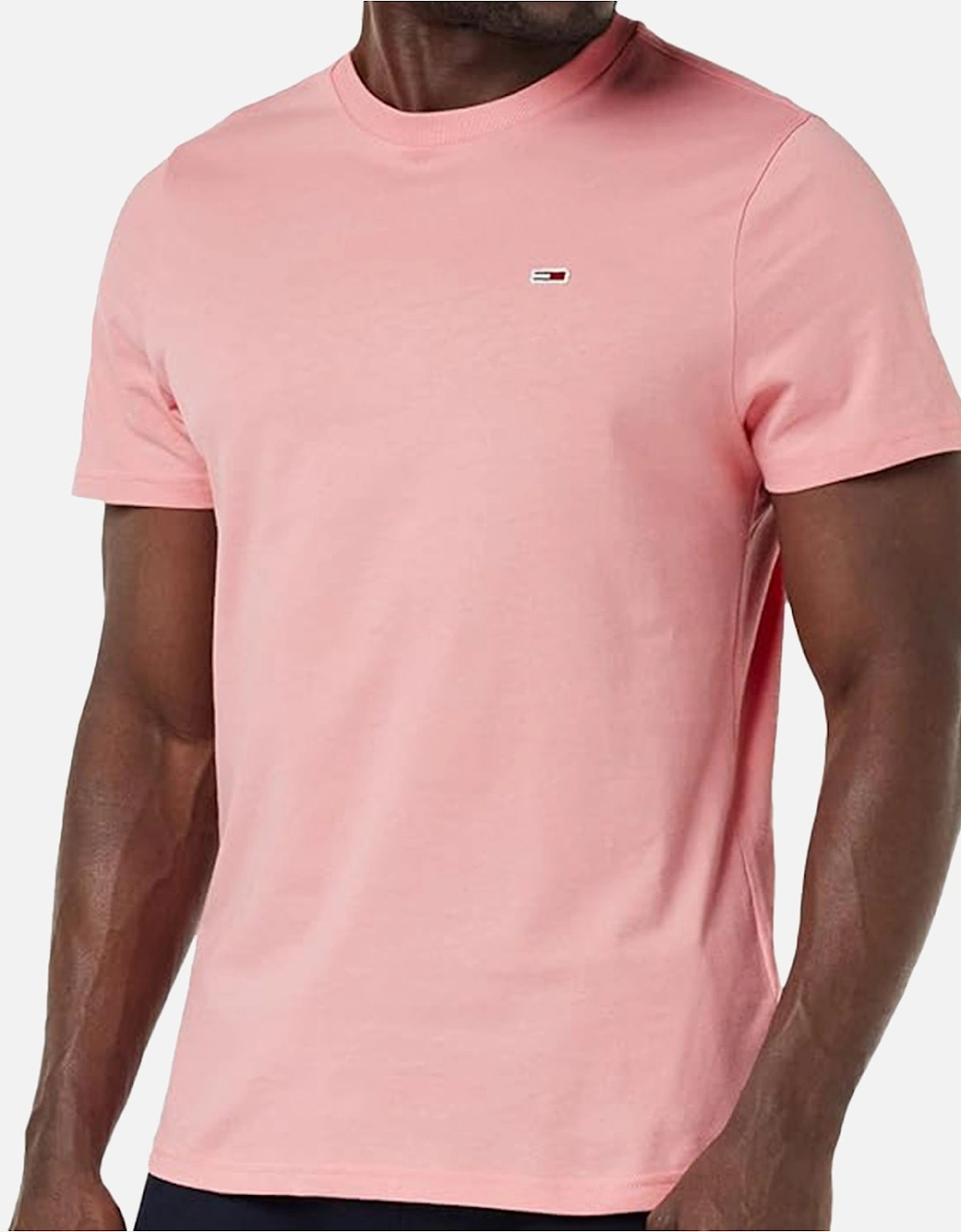 Mens Classic Jersey T-Shirt (Pink), 4 of 3