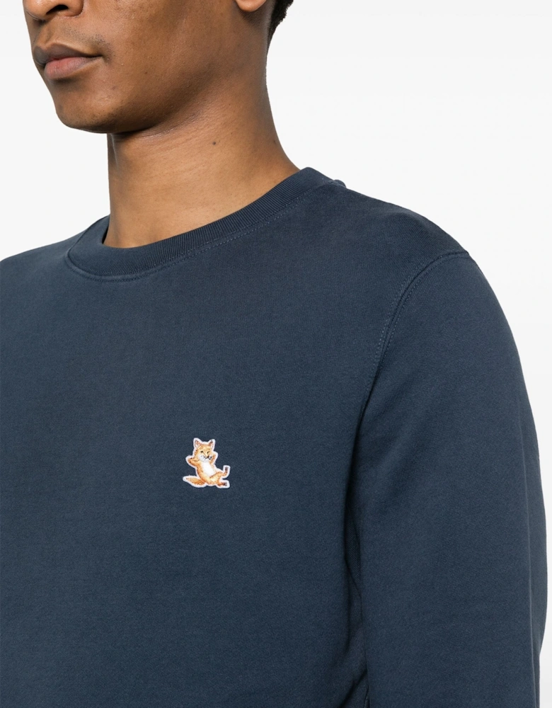 Chilax Patch Regular Sweatshirt Navy