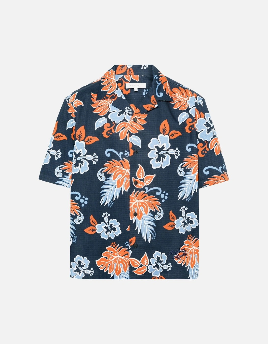 Floral Resort Shirt Navy, 6 of 5