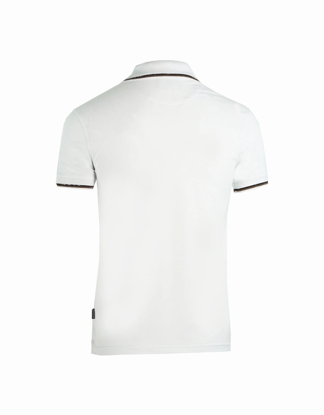 Tipped Sleeve White Polo Shirt, 3 of 2