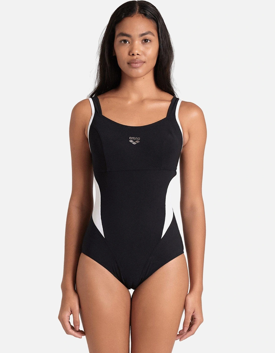 Womens Makimurax Shapewear Swimsuit-black/white, 6 of 5