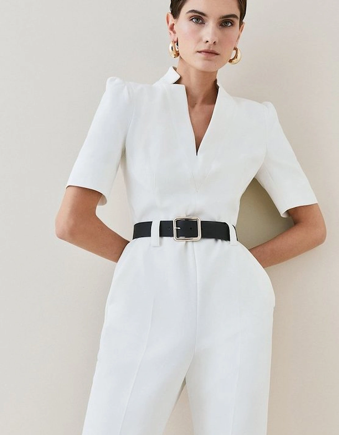 Petite Forever Belted Jumpsuit