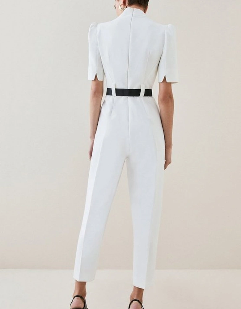 Petite Forever Belted Jumpsuit