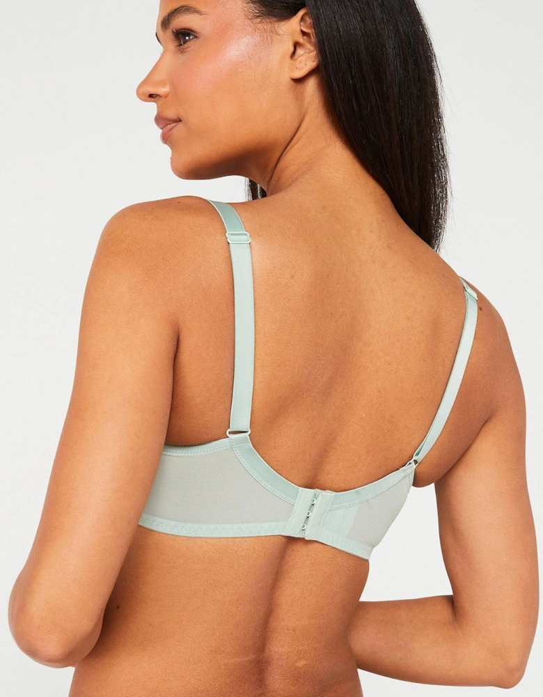 Imani 2 Pack Non Padded Wired Bra - Green/Black