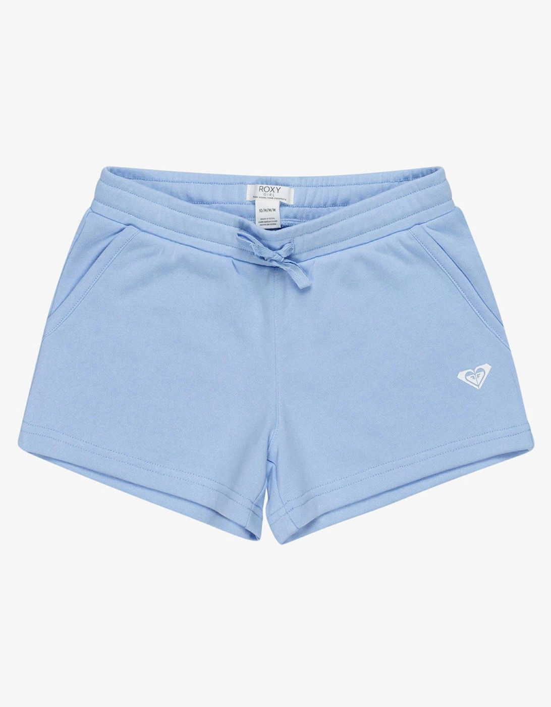 Girls Regular Fit Fully Elasticated Waist Jogger Shorts - Blue, 2 of 1