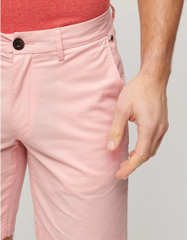 Stretch Chino Shorts - Light Pink